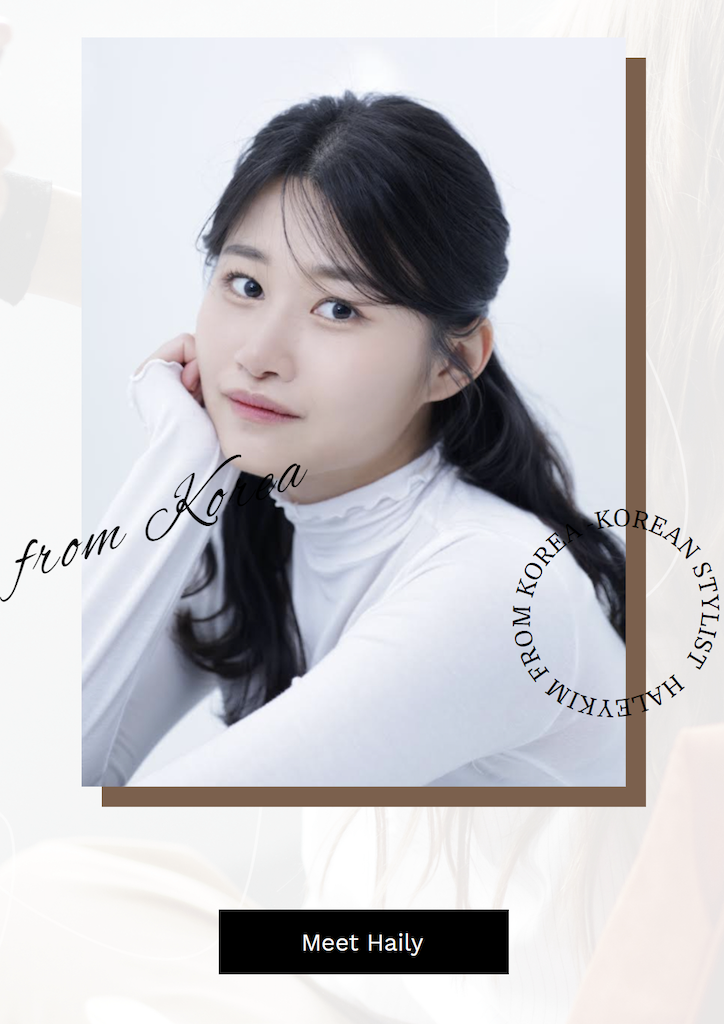 한국인 시니어 스타일리스트 Haley Kim